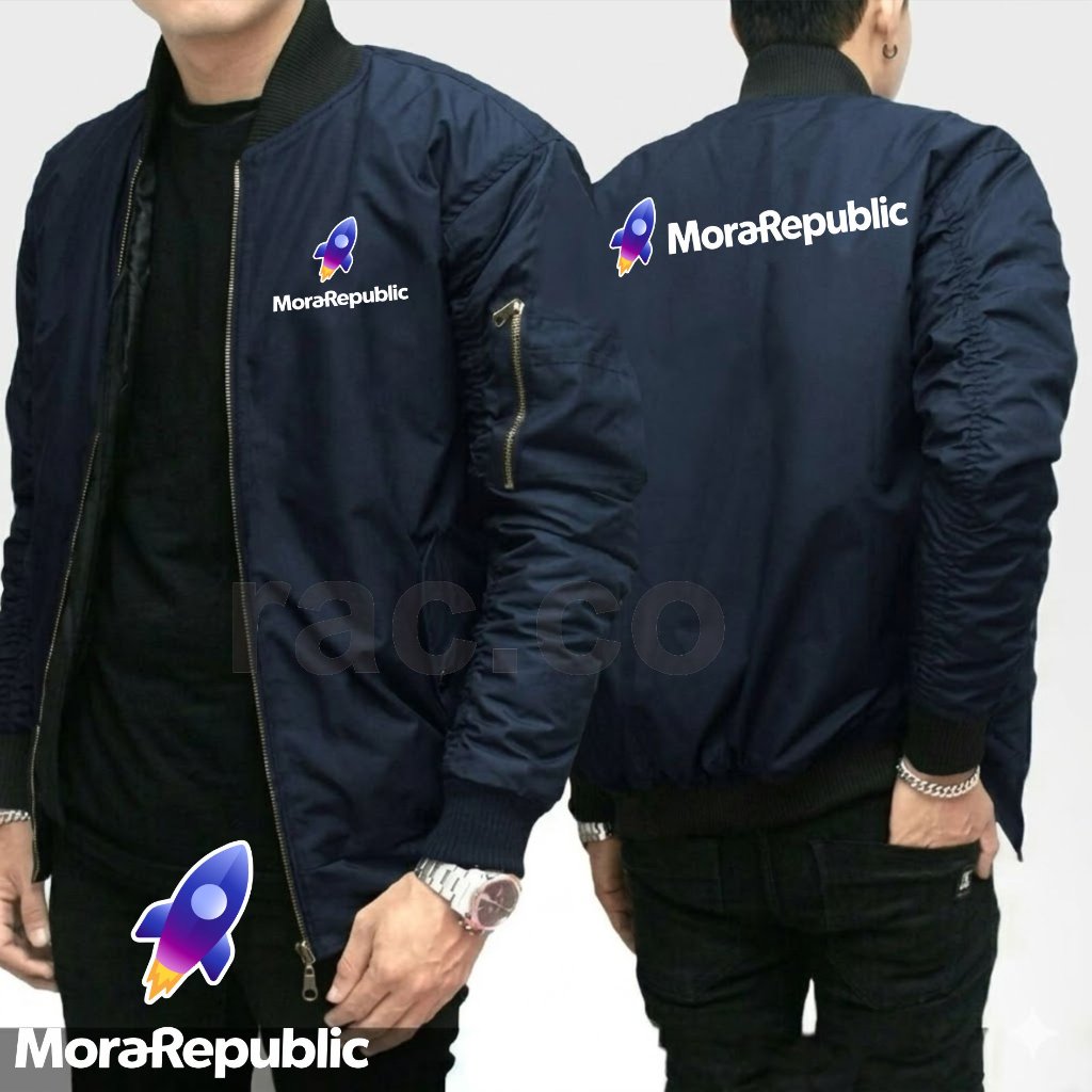 [COD] Jaket bomber Mora Republic Wifi / Seragam MORA REPUBLIC