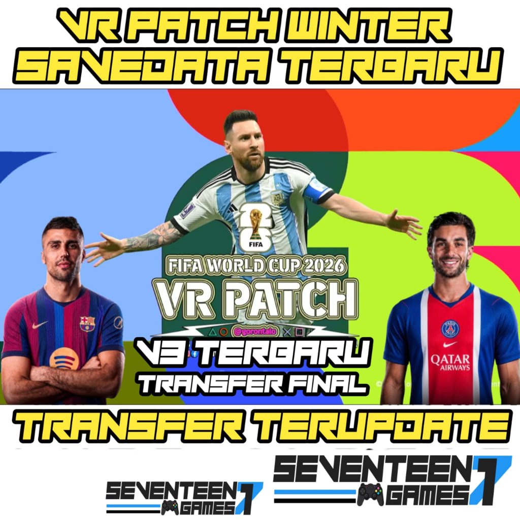 VR Patch PES 2026 Game Untuk PS3 Cfw dan Hen