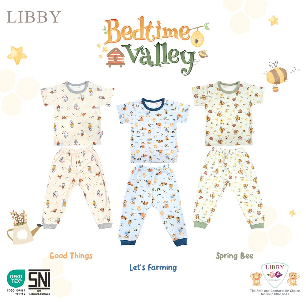 LIBBY Setelan Oblong Pendek - Celana Panjang Motif Unisex (1 stel) | Work Zone | Hunter Dreamland | 