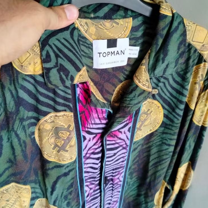 kemeja pria katun topman SIZE XL