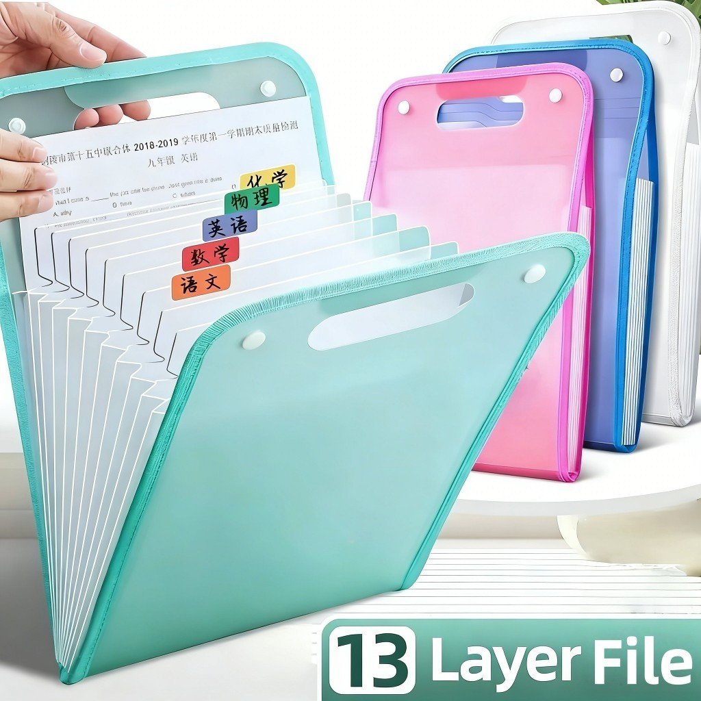 Tas Dokumen/Tas File Handle Map File Clear Holder Anti Air Multi Layer Tas Dokumen A4 Folder Map