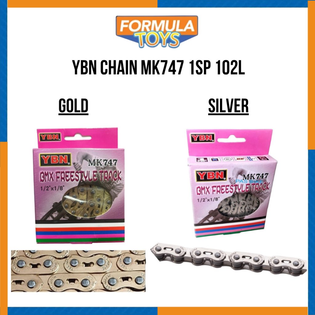 RANTAI SINGLE SPEED YBN CHAIN MK747 1SP 102L