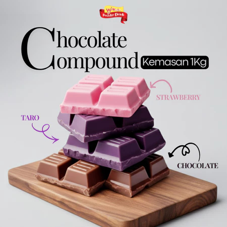 WELLJOY - COKELAT COMPOUND - COKLAT BATANG 1KG