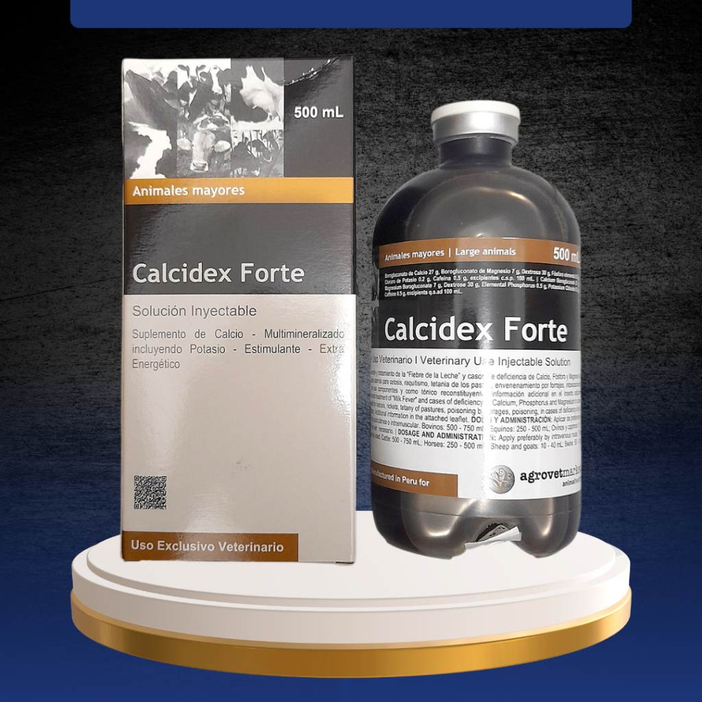 CALCIDEX FORTE 500 ML - MIRACAL 440 250 ML  - Mencegah Ketosis Milk Fever Ambruk Pada Hewan Ternak.