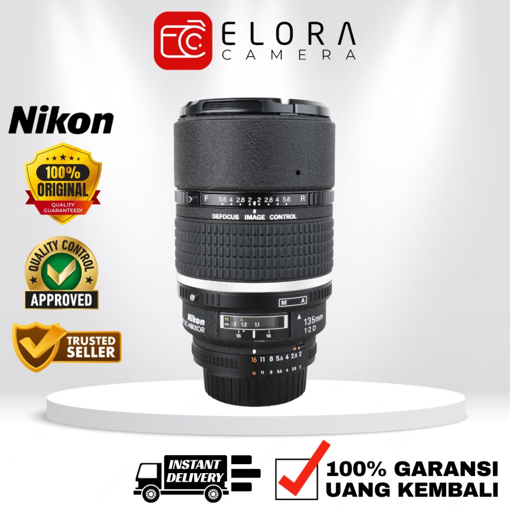 Nikon AF 135mm F2 D / Lensa Nikon AF DC 135 mm F 2 D Nikkor