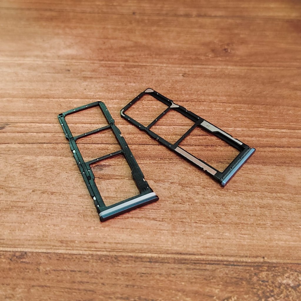 Simlock Simtray Xiaomi Redmi Note 9 Pro / Redmi Note 9s Baru Hitam Sparepart Original