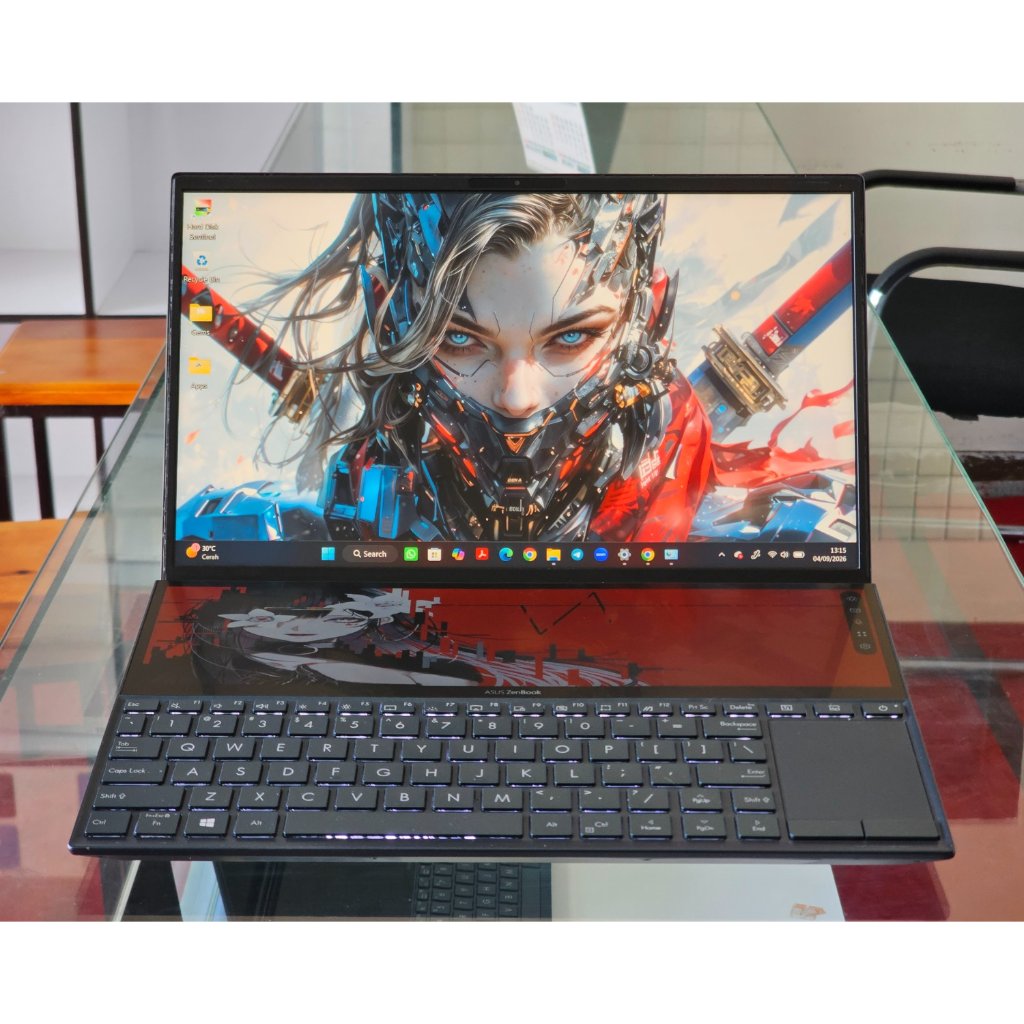 ASUS Zenbook Duo UX481FL intel core i5 gen 10 Dual Graphic Nvidia MX 250 Dual Layar Touchscreen Prem
