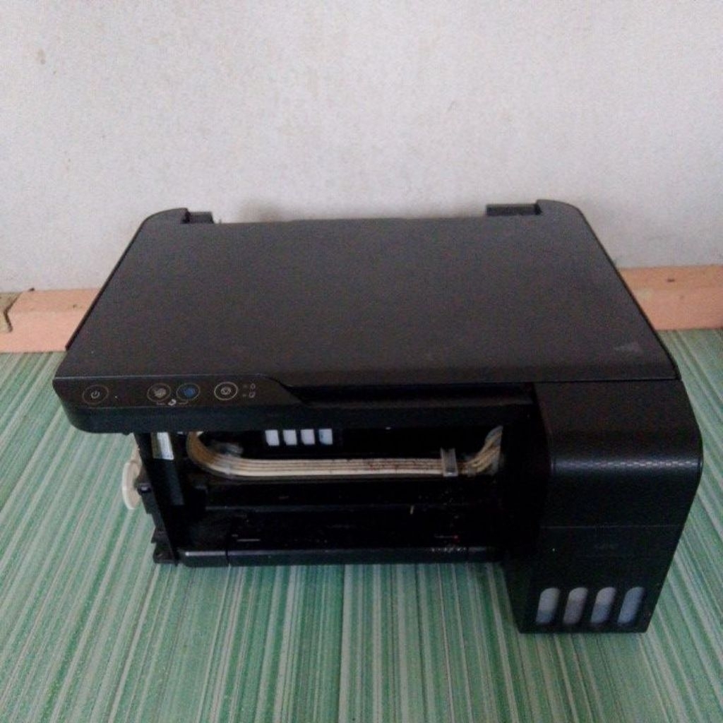 Printer Epson L3110 Rusak/Error - Minus Ink pad Box, Kabel Power, Kabe USB Printer.