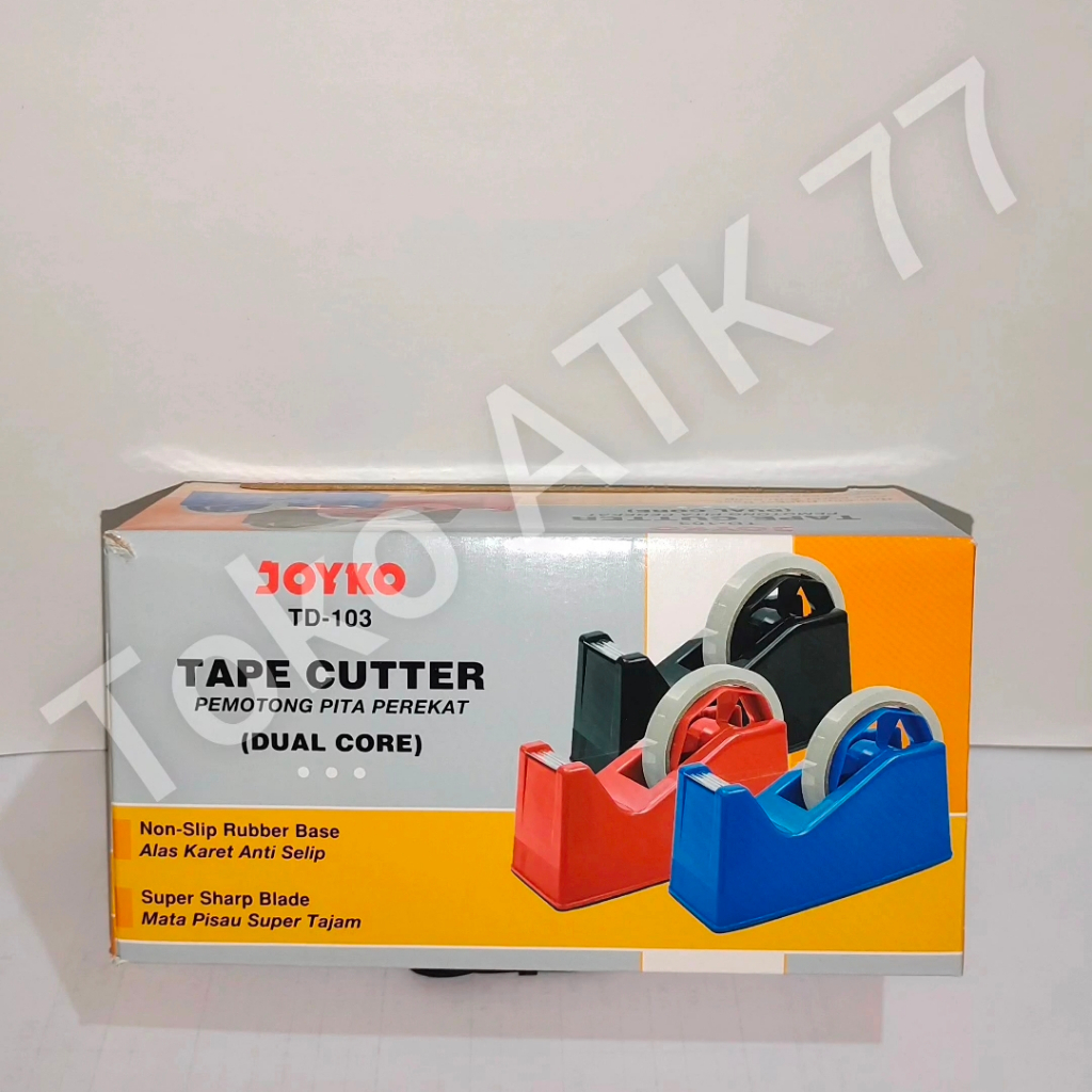 Tape Dispenser Pemotong Pita Perekat Solatip Besar Kecil TD 103 TD103 TD-103 READY STOCK