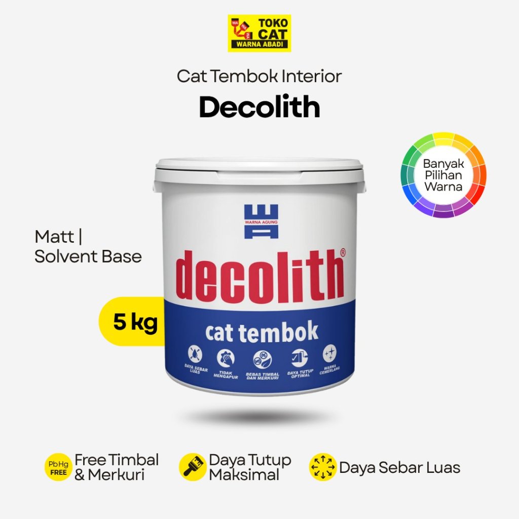 CAT TEMBOK DECOLITH 5 KG - INTERIOR