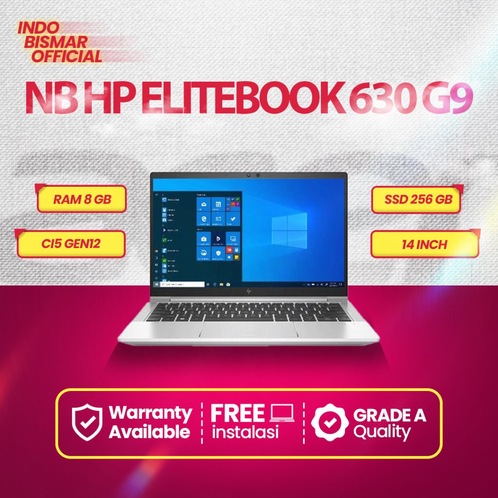 NB HP ELITEBOOK 630 G9 CI5 GEN12 8GB/256GB EX DISPLAY