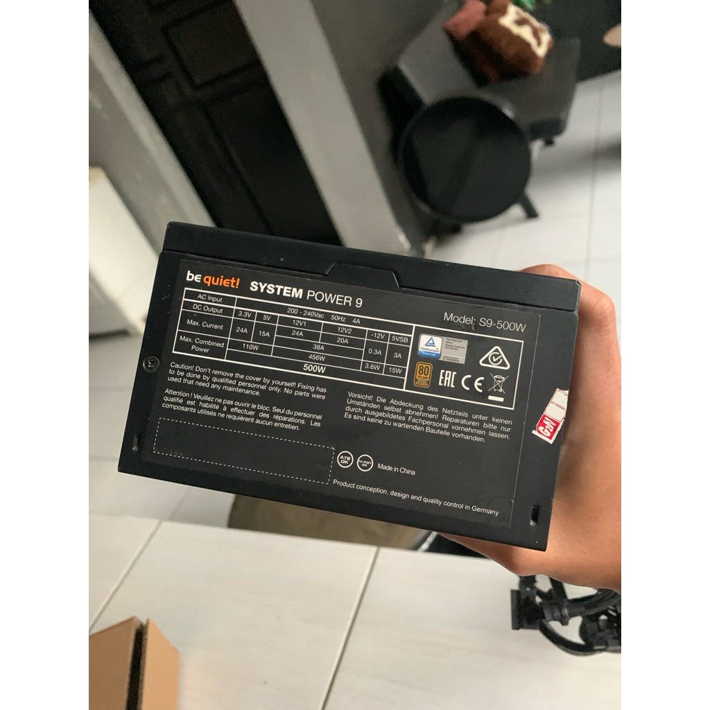 PSU BeQuiet System Power 9 500w 80+ Bronze