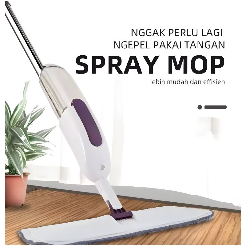 Pel Lantai Alat Pengepel Spray Semprot Mop Pelan Pengepelan Praktis