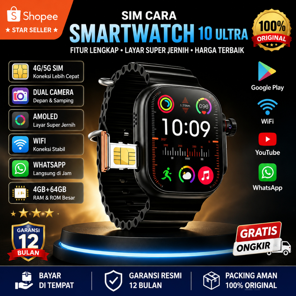 Sim card slot SmartWatch With sim slot 4GB RAM+128GB ROM Smart Watch S9Ultra For Android IOS Store G