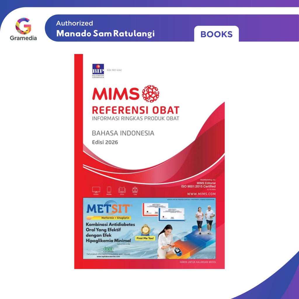 Gramedia Manado-MIMS Referensi Obat Bahasa Indonesia Edisi 2026
