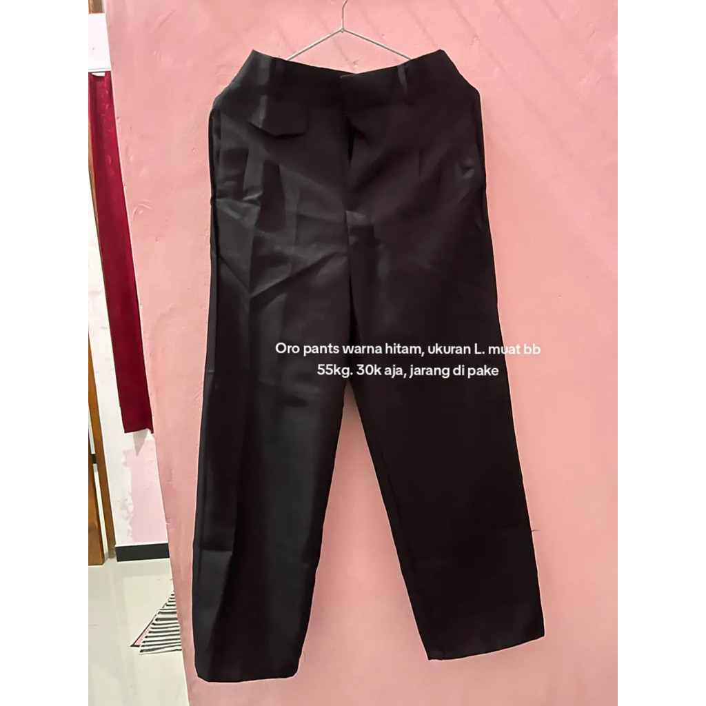 pl oro pants hitam