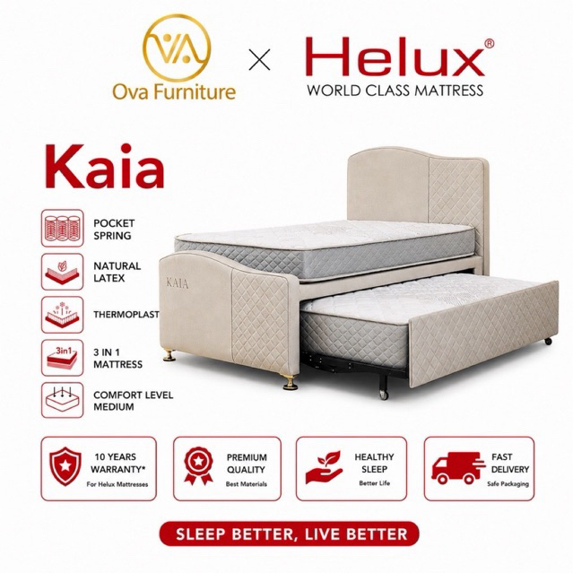 Bed Dorong Helux | Kasur Sorong Helux – Kasur Nyaman Original