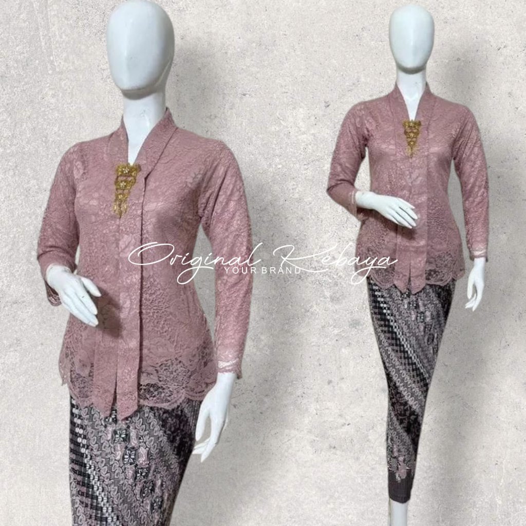 ORIGINAL KEBAYA - Kebaya Kartini Wanita Brukat Modern Kebaya Bali Wisuda Lamaran