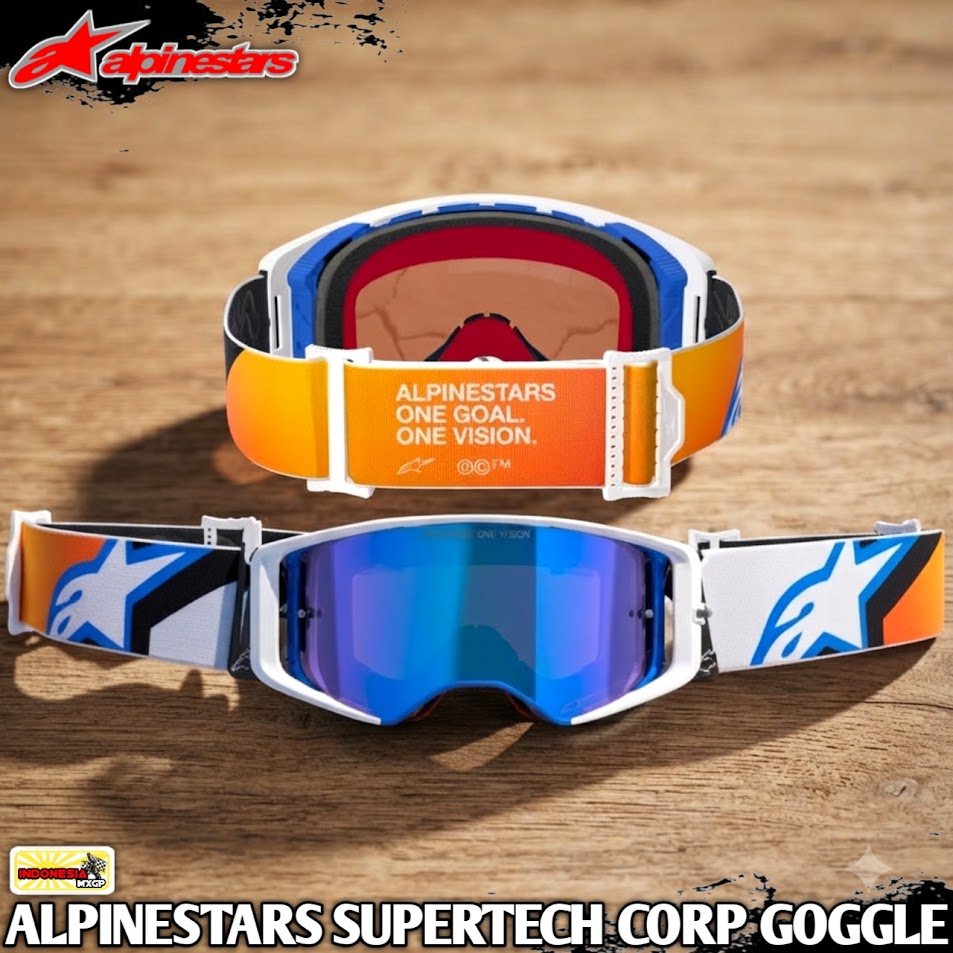 ALPINESTARS SUPERTECH CORP ABSOLUTE VISION GOGGLE - KACAMATA ADVENTURE TRAIL - ENDURO KOMPETISI OFF-