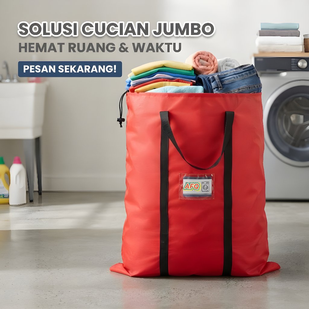 Tas Laundry Jumbo Spunbond Tebal 100gsm Tahan Air
