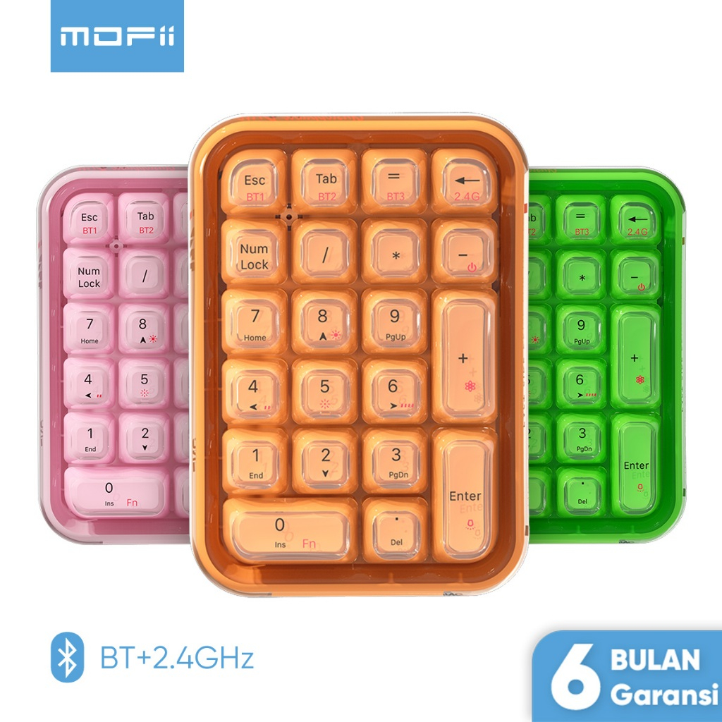 MOFii Keyboard Numeric Wireless Bluetooth + 2.4GHz Numeric Keypad SK724