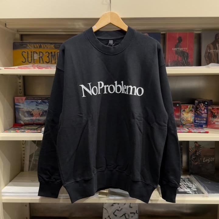 NO PROBLEMO - LOGO SWEATSHIRT BLACK