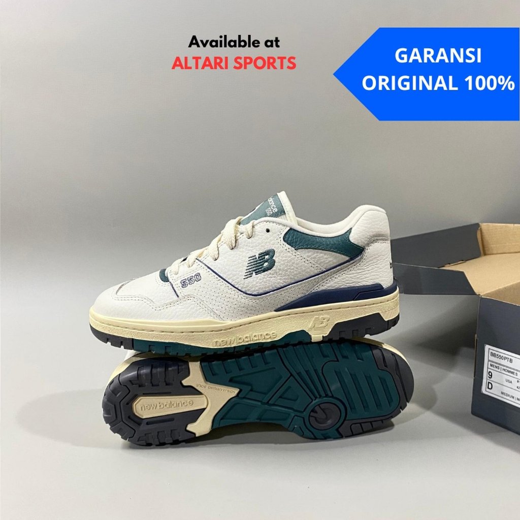 SEPATU CASUAL PRIA NB 550 BB550PTB ORIGINAL ASLI