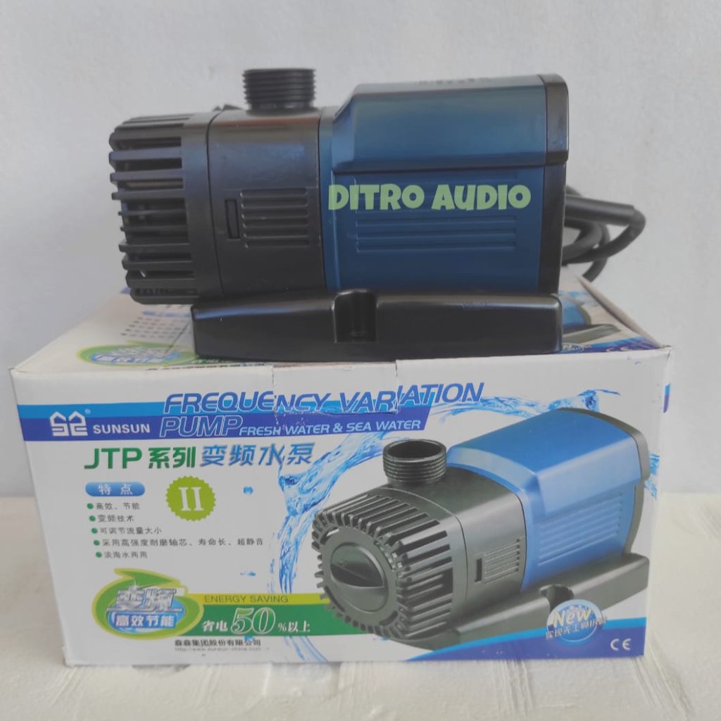 JTP-3800 POMPA AIR SUNSUN / POMPA KOLAM CELUP SUNSUN JTP3800 - WATER PUMP JTP 3800 25 WATT FREQUENCY