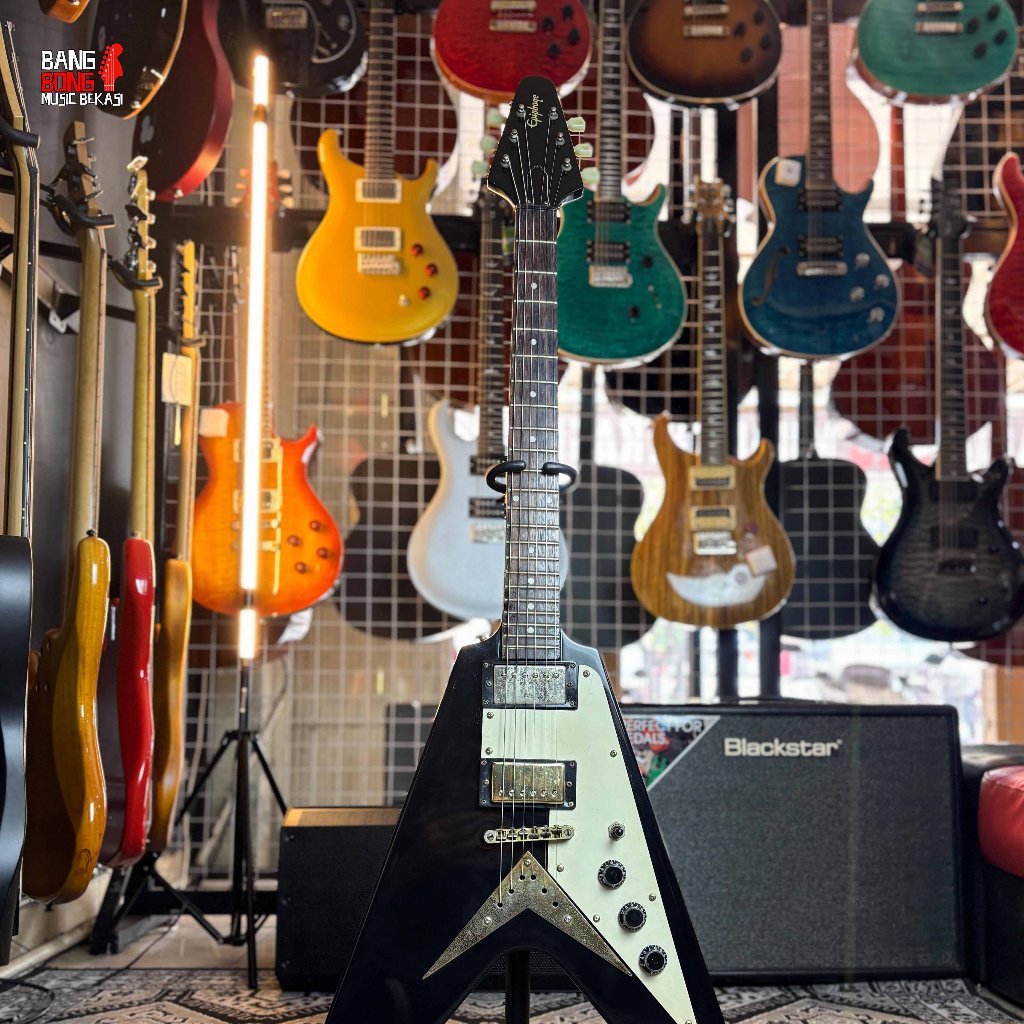 Epiphone Flying V Color Black Second/Bekas