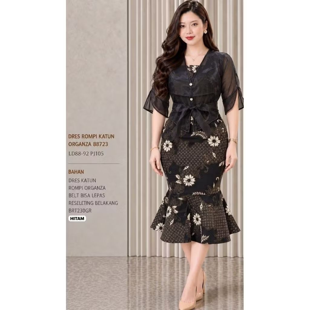 [FZ]DRES BRUKAT MIX BATIK