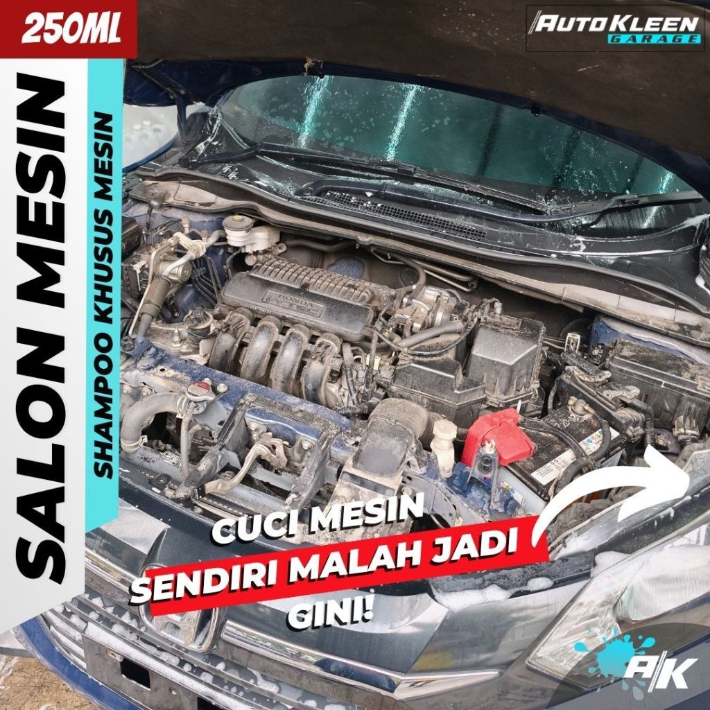 PEMBERSIH MESIN MOBIL MOTOR  250ML ENGINE DEGREASER  MESIN  dan ENGINE DRESSING AUTOKLEEN