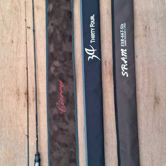 SECOND ULTRALIGHT CASTING ROD FOR AJING GAME THIRTY FOUR GUIDEPOST LHR-57