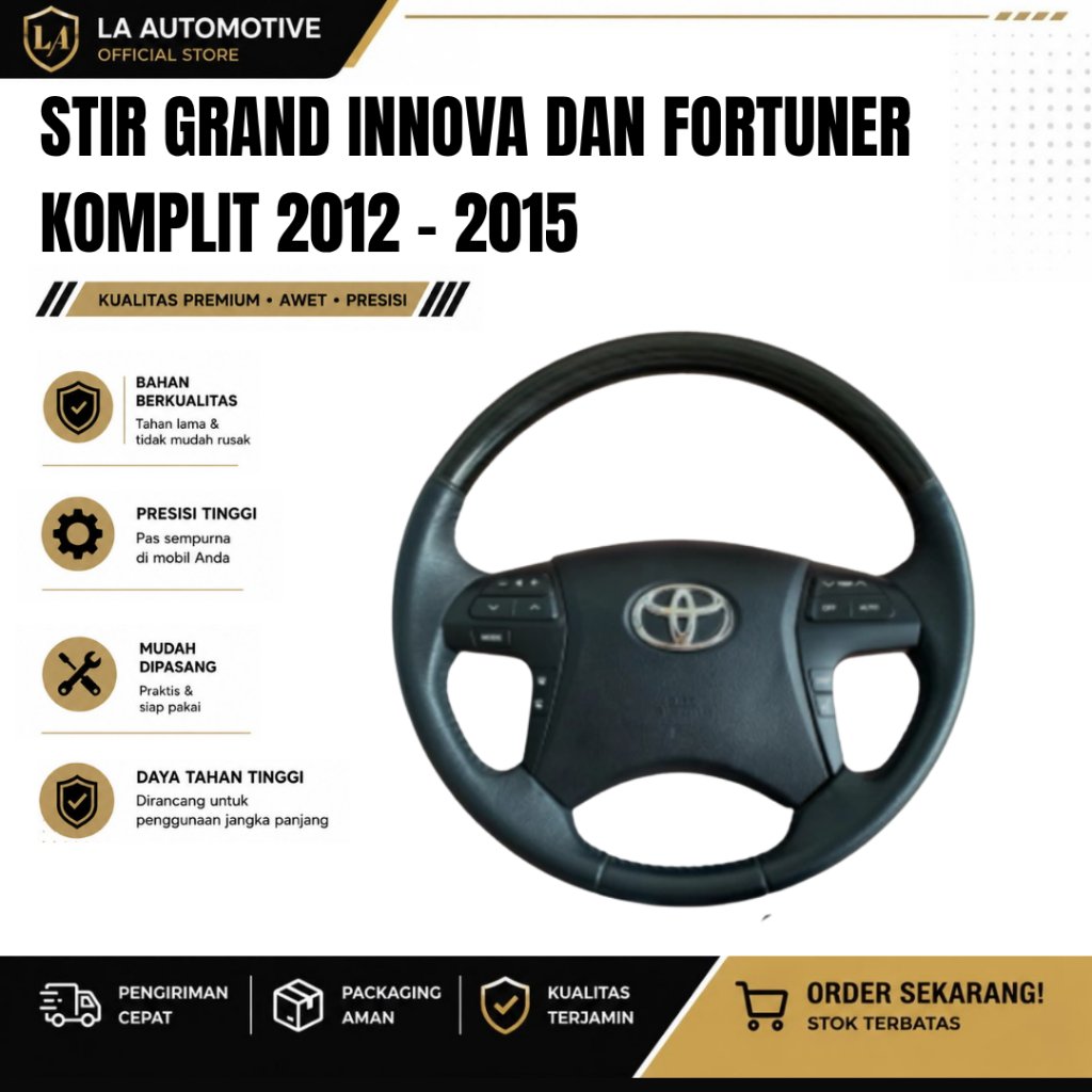 STIR GRAND INNOVA DAN FORTUNER KOMPLIT 2012 - 2015