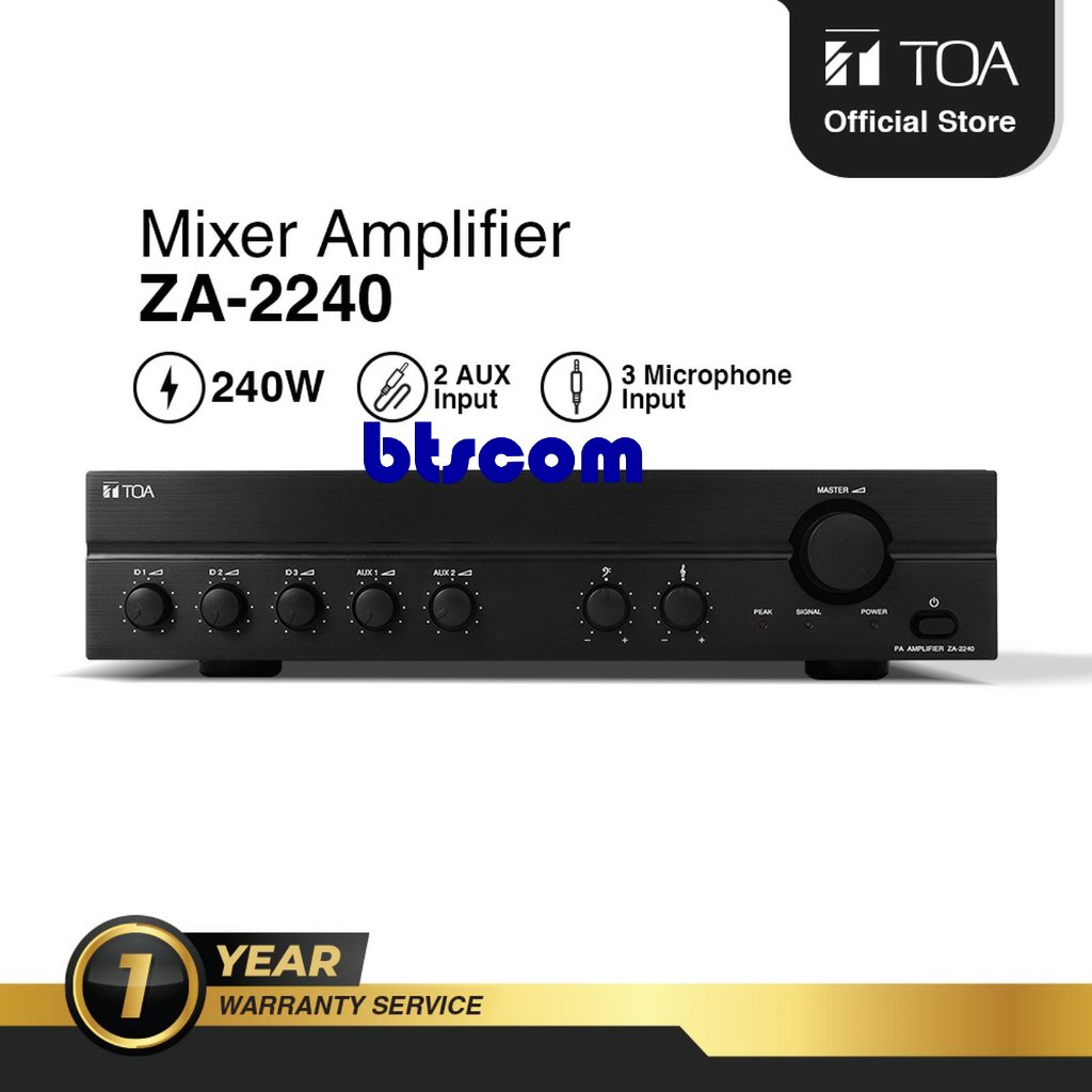 Ampli TOA ZA 2240 Power Amplifier 240 W Toa ZA2240