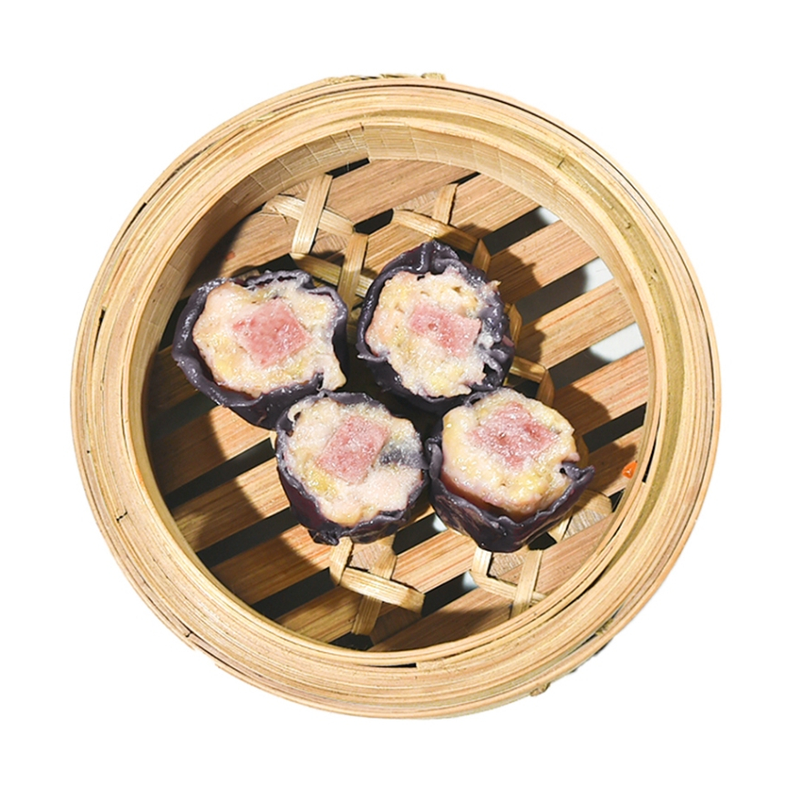 Siomay Mini Smoke Beef Ungu isi 50 Frozen Hallal