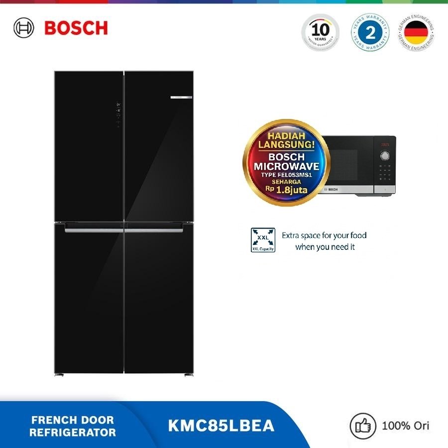 Bosch KMC85LBEA Kulkas Multi Door w/ Glass Door 4 Pintu 547L
