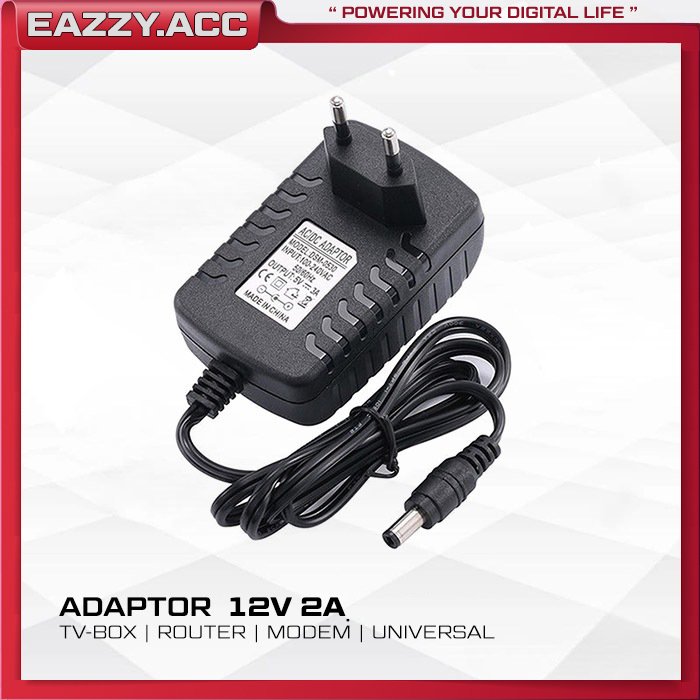 Adaptor Power DC 12V 2A 5.5 x 2.5mm Android TV Box | ROUTER | MODEM
