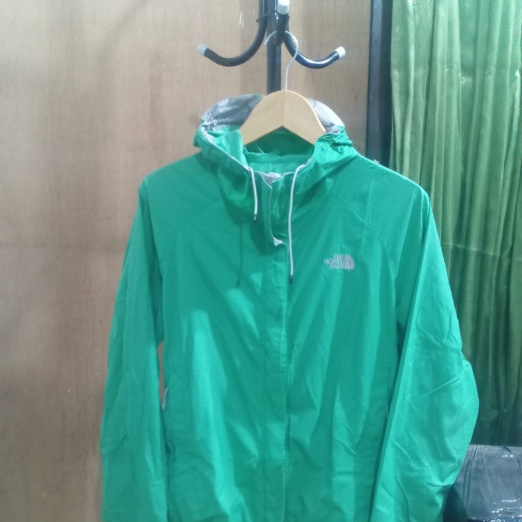 TNF-Jaket Hoodie Brand TNF Hyvent Series Unisex Warna Hijau