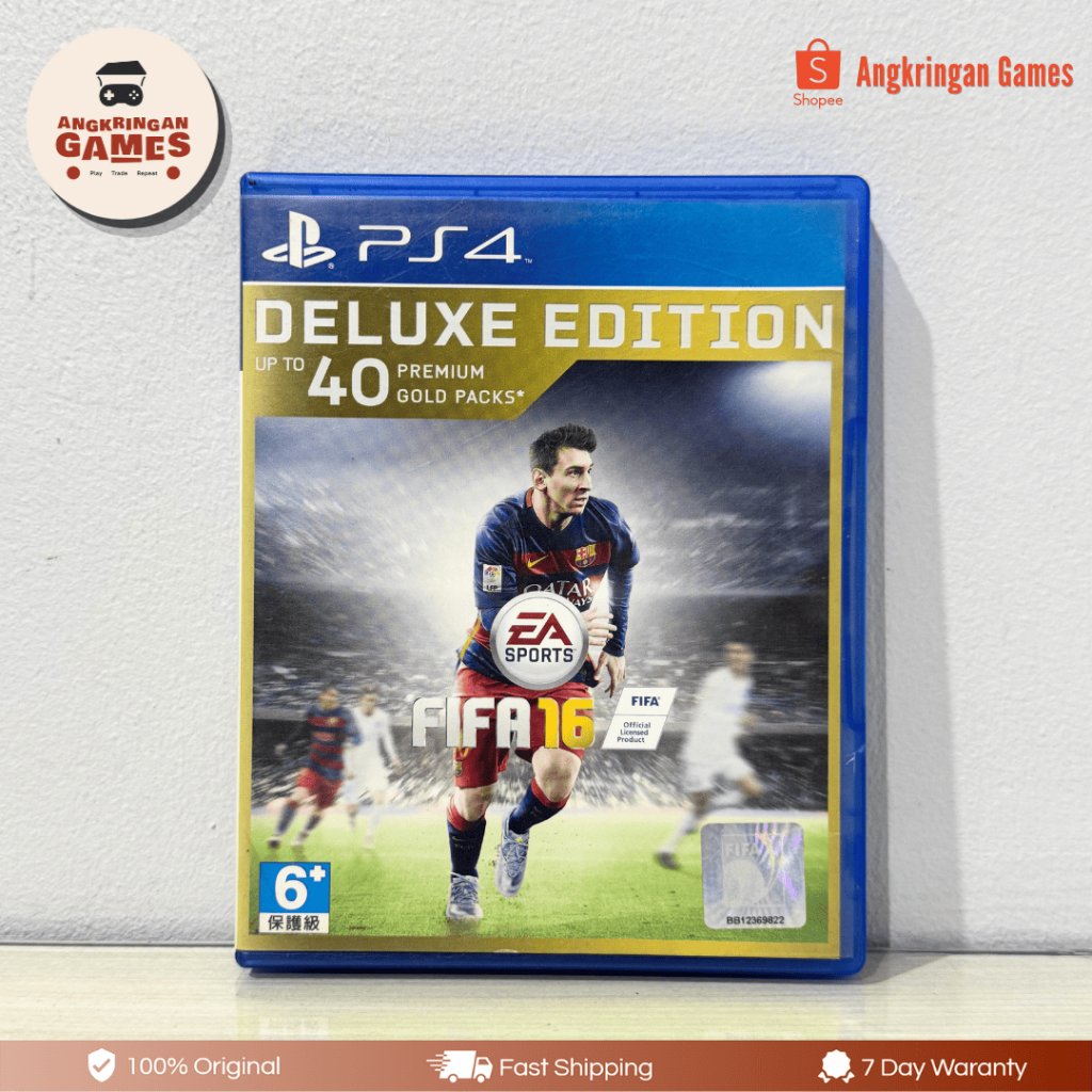 BD Kaset FIFA 16 PS4 Second Bekas Original Murah | Game Bola Musim 2016 FIFA16 Messi PlayStation