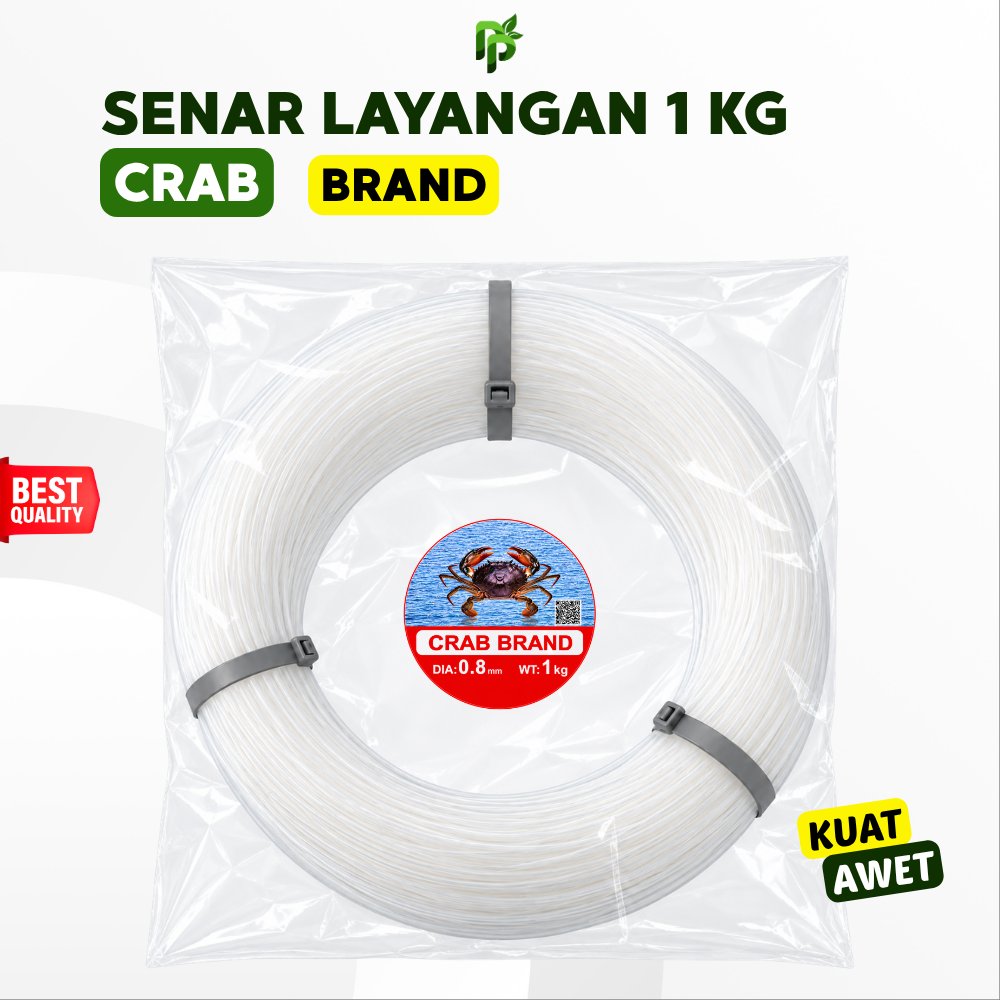 [1 KG] Senar Layangan CRAB BAND Original -Senar Layangan Klosan Besar Awet & Kuat