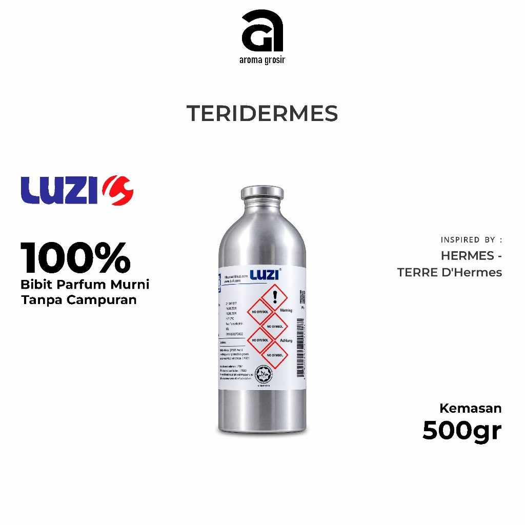 Bibit Parfum LUZI Teridermes Inspired by Terre D'hermes Kemasan Segel 500gr
