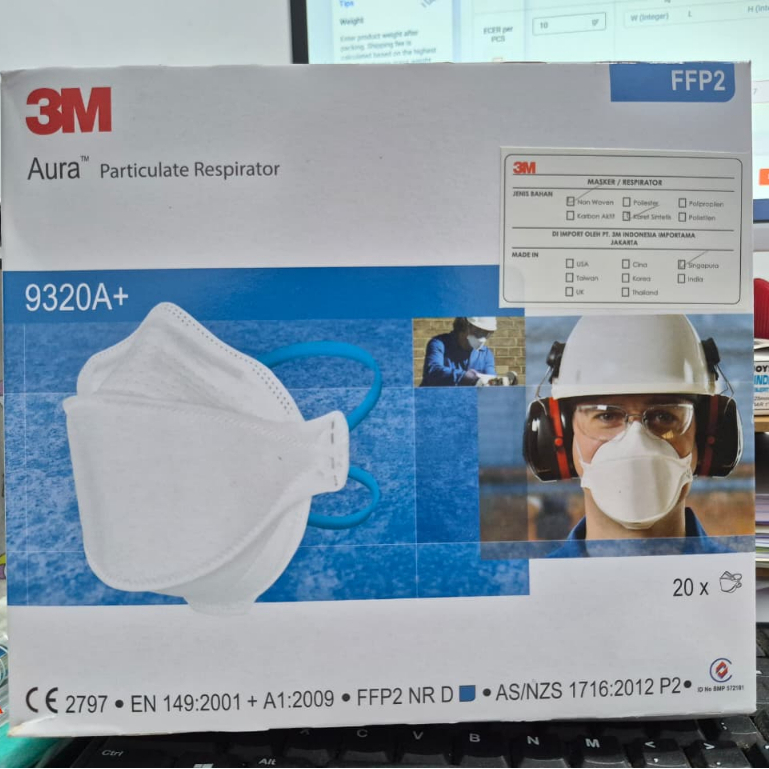 Masker aura 3M 9320A+ original