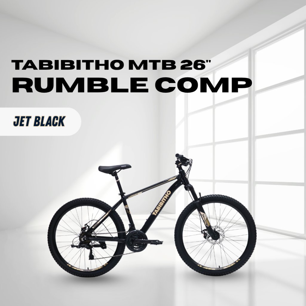 SEPEDA GUNUNG 26 MTB TABIBITHO RUMBLE COMP FRAME ALLOY