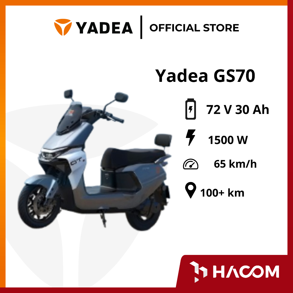 YADEA-Motor Listrik Yadea GS70 Garansi Resmi Yadea 2 Tahun