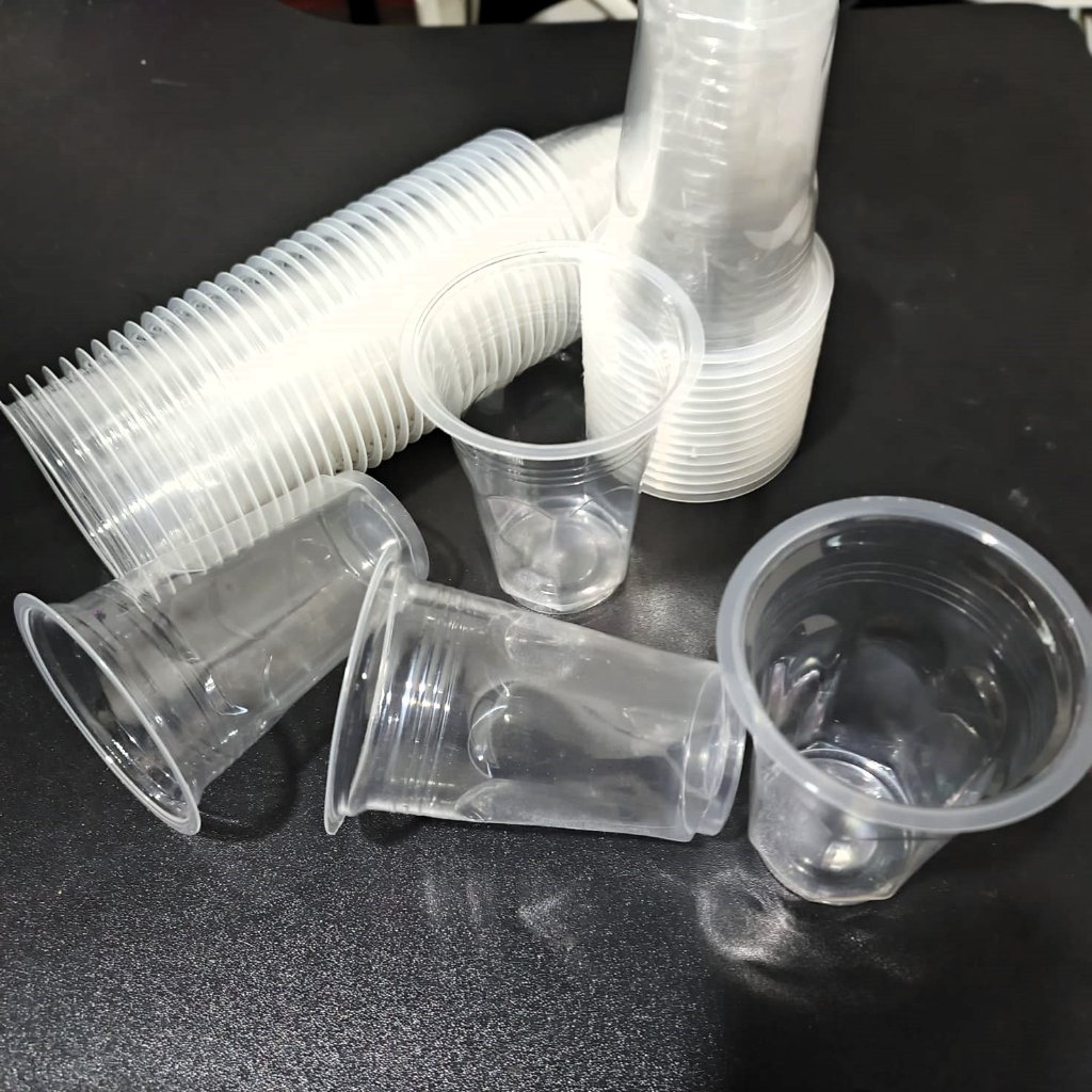 Gelas Plastik Bening 220ml Cup Kopi Jasuke Es Doger Isi 50 Pcs Food Grade Tebal dan Kuat