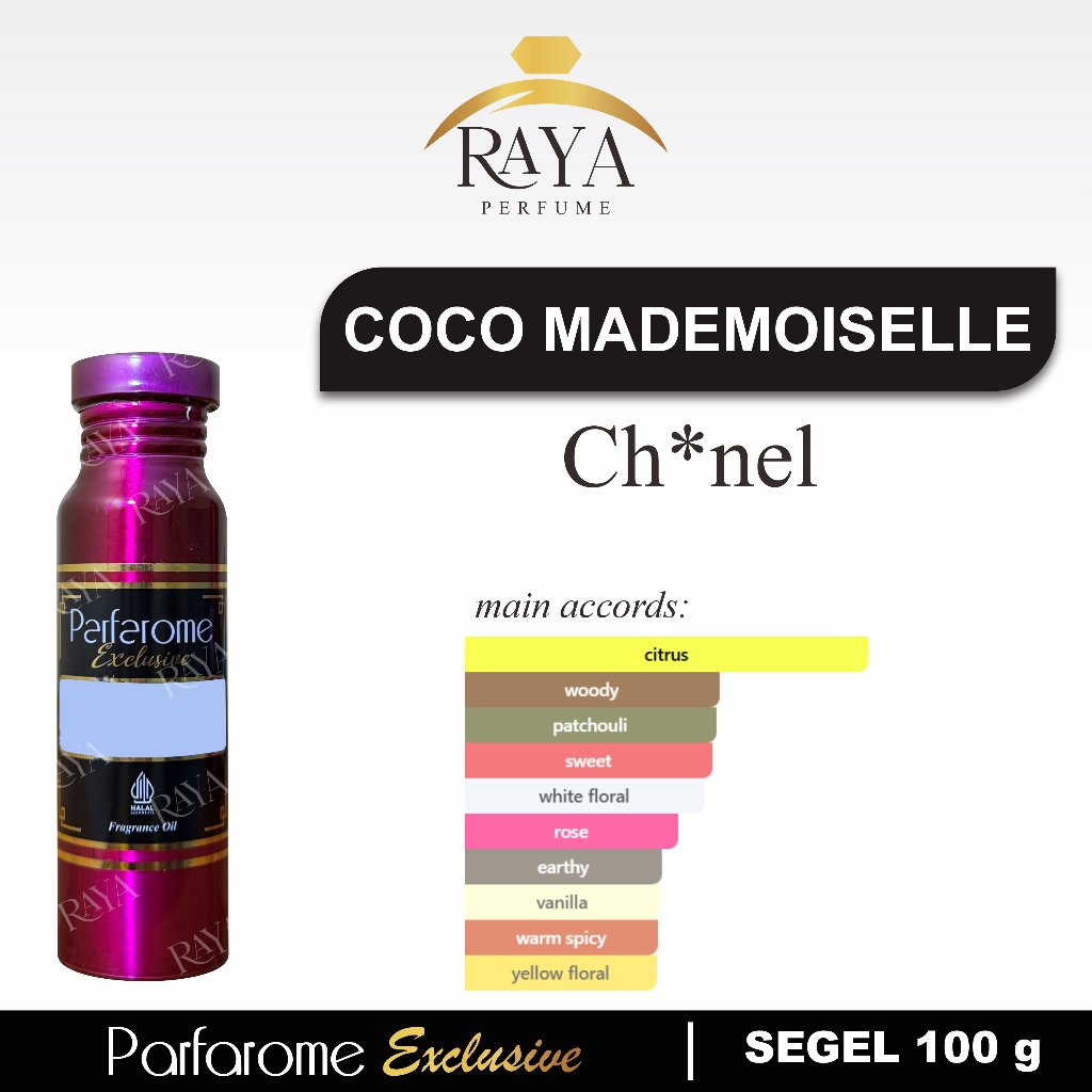 COCO MADEMOISELLE - Bibit Parfum Parfarome Exclusive - Segel 100 Gr