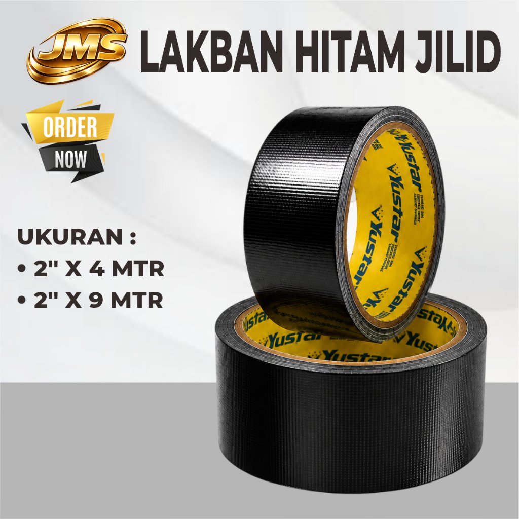 LAKBAN JILID HITAM / LAKBAN HITAM / LAKBAN HITAM SERBAGUNA / LAKBAN KAIN HITAM