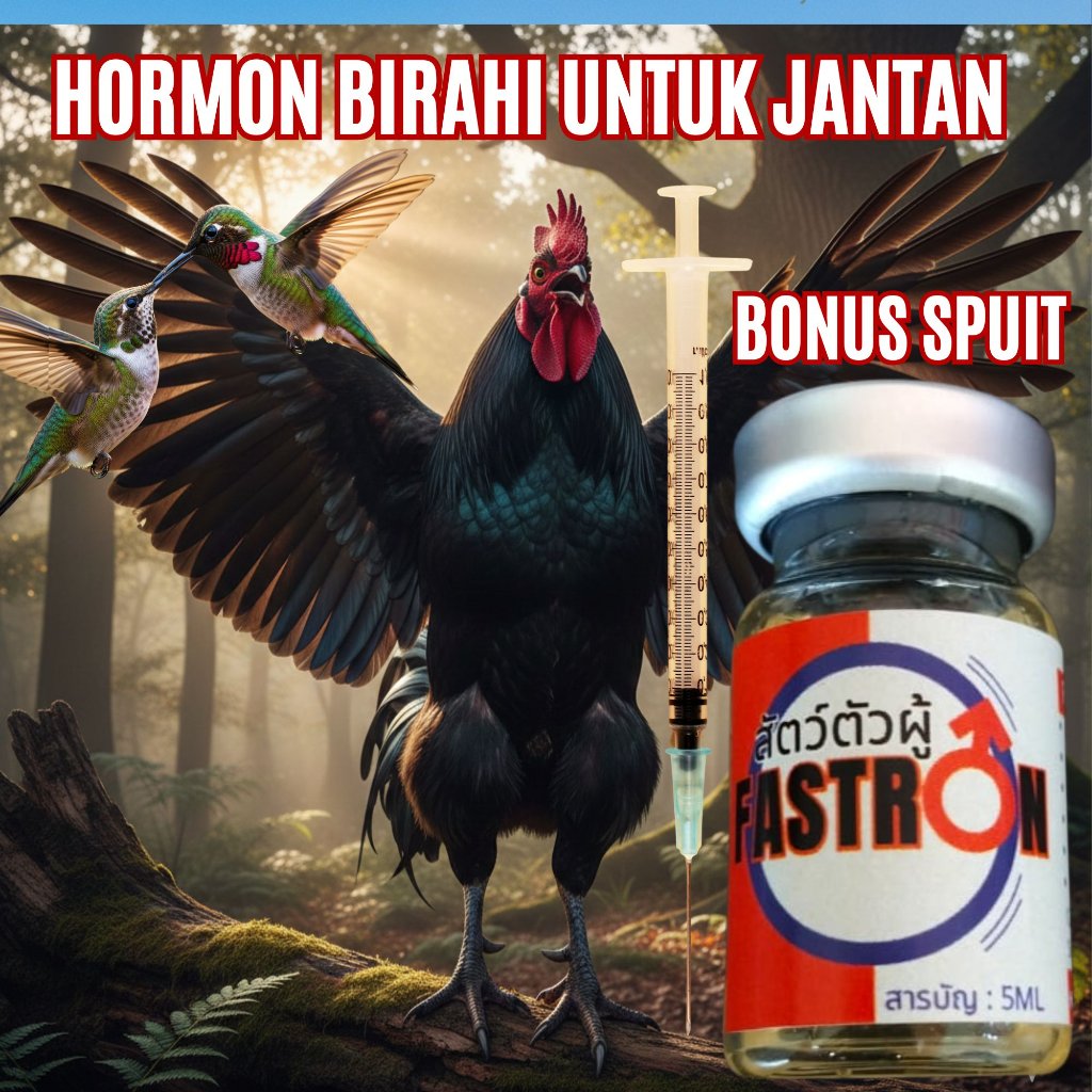fastron testoteron Inject Hormon Tingkatkan Reproduksi Hewan Jantan / Testoteron Burung inj bonus su
