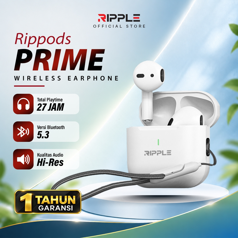 Ripple Rippods TWS MINI Earphone Headset Prime Bluetooth 5.3 Touch Earphone Mini Earbuds