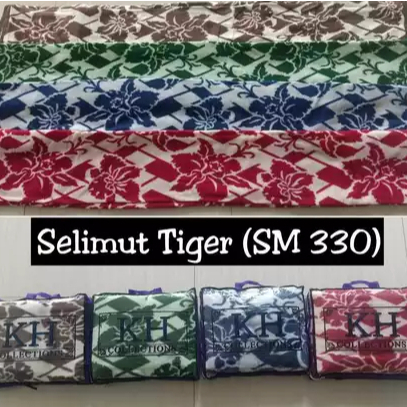 SELIMUT KH TIGER 145 x 195 CM / Selimut Hotel Tebal / Selimut Jadul Lembut